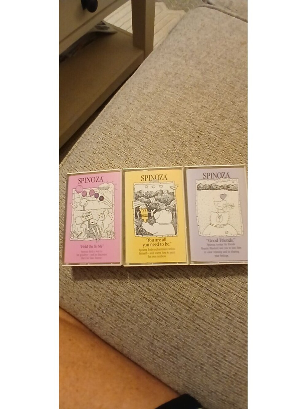 Spinoza Encouagement Cassette Tapes Set of Three